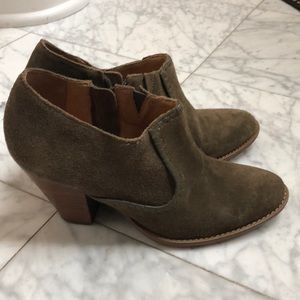 Jack Rogers Olive Green Booties - Size 7.5M